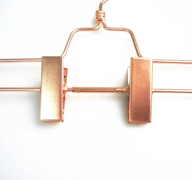 ha6680 promotional rose gold lingerie hanger wire hanger