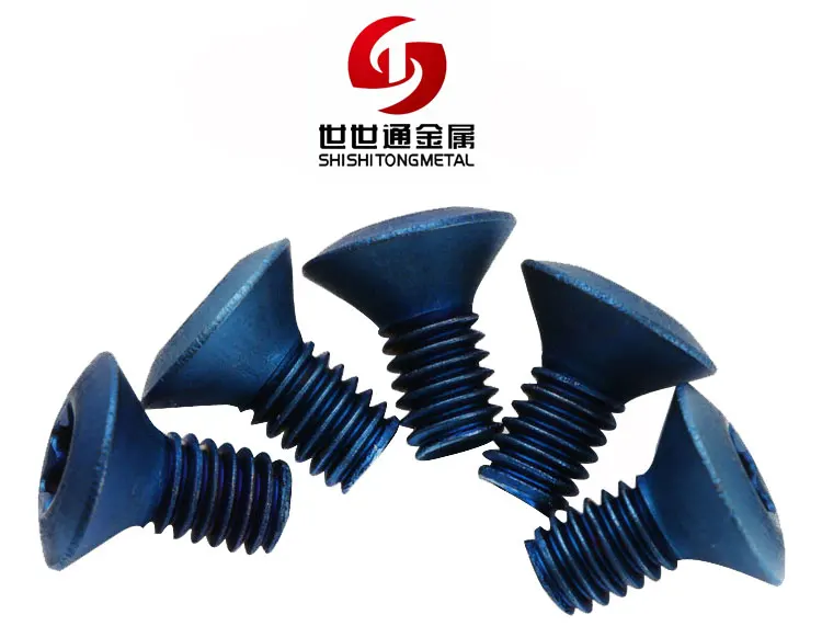 Factory Top Quality Anodized Raised Countersunk Oval Head Star Imbus