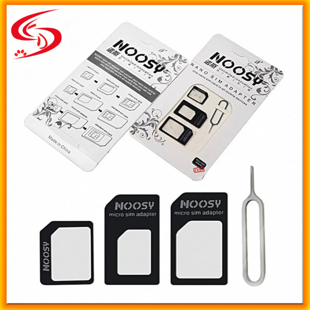 Nano Sim Card Adapter 4 In 1 Micro Ecofriendly Sim Adapter With Eject