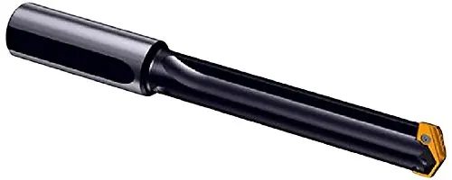 Allied Machine & Engineering 24000S-075L Hardened Tool Steel T-A Drill Holder, Straight Flute, 3/4" Diameter Straight Shank, 33/64" to 11/16" Drill Insert Range, Series 0, 2-1/2" Drill Depth, 5-11/16" Overall Length, Standard