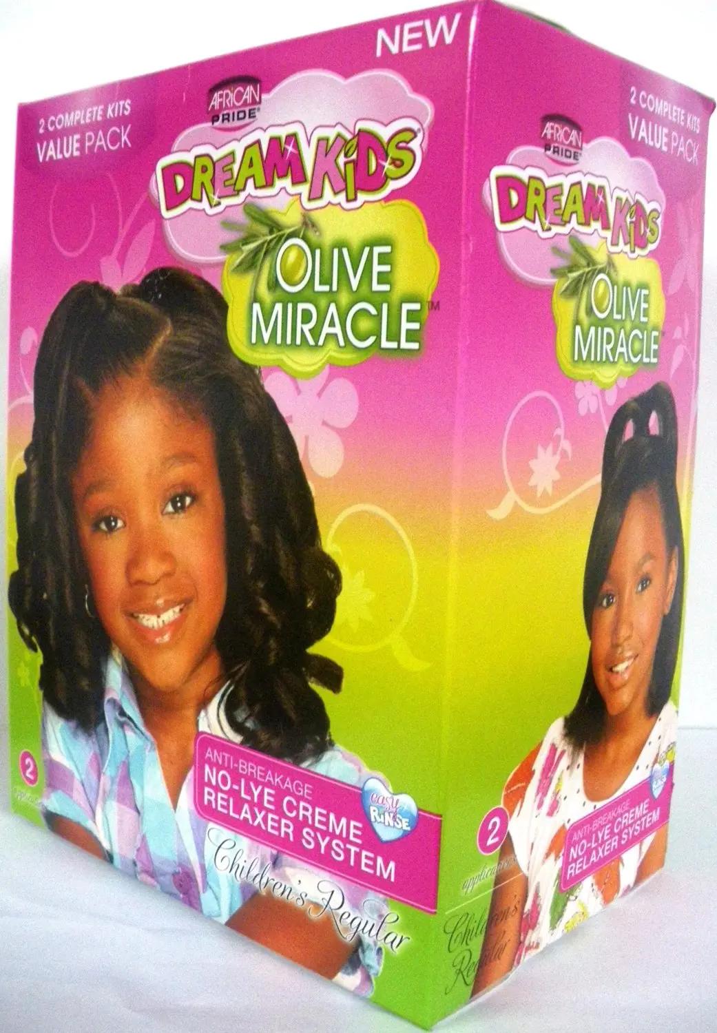 Buy African Pride Dream Kids Olive Miracle Relaxer Kit Regular 2