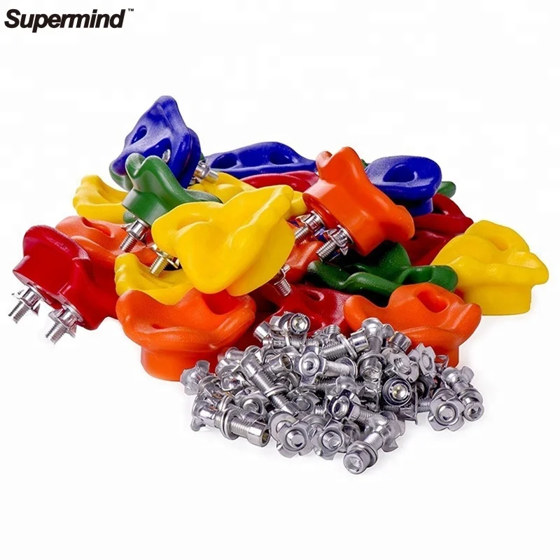 Durable Resin Indoor Rock Climbing Equipment Pocket Climbing Holds