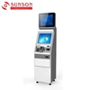 Telecom Company 19inch Dual Screen Bill Payment Kiosk with POS and Bill Validator