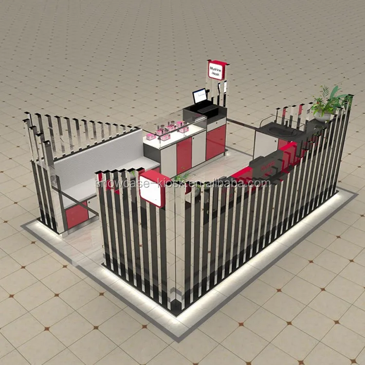 Hihg End Salon Spa Kiosk Design For Slimming Massage Kiosk In Shopping