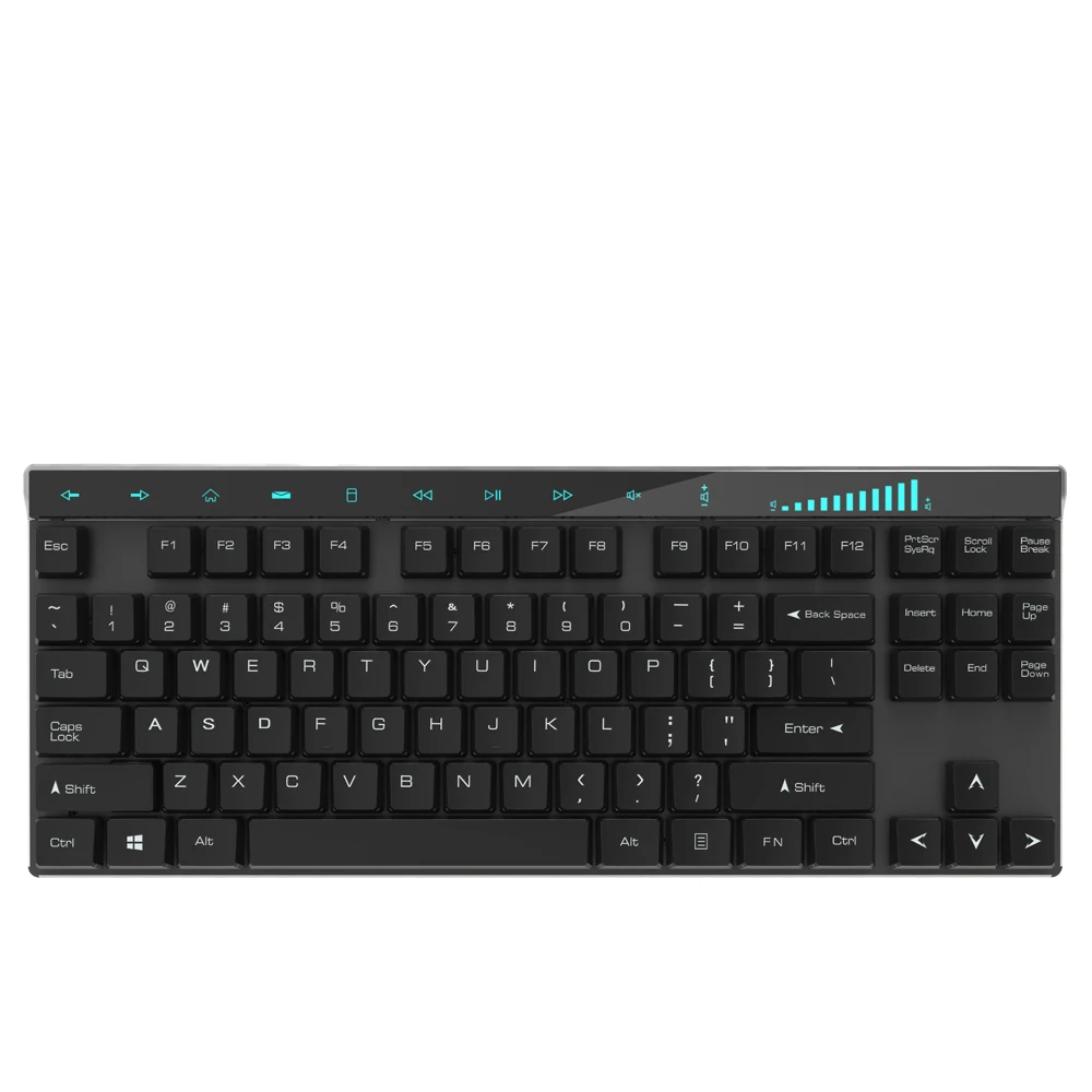 87 Keys Optical Axis Keyboard Rgb Gaming Mechanical Keyboard