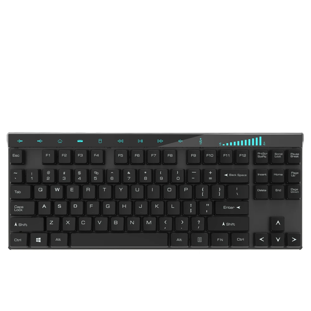 87 Keys Optical Axis Keyboard Rgb Gaming Mechanical Keyboard 