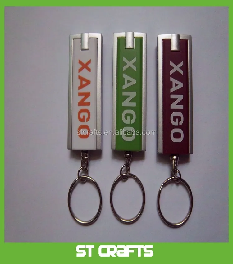 Promotional Logo Customized Led Flashlight Keychain Led Keychains