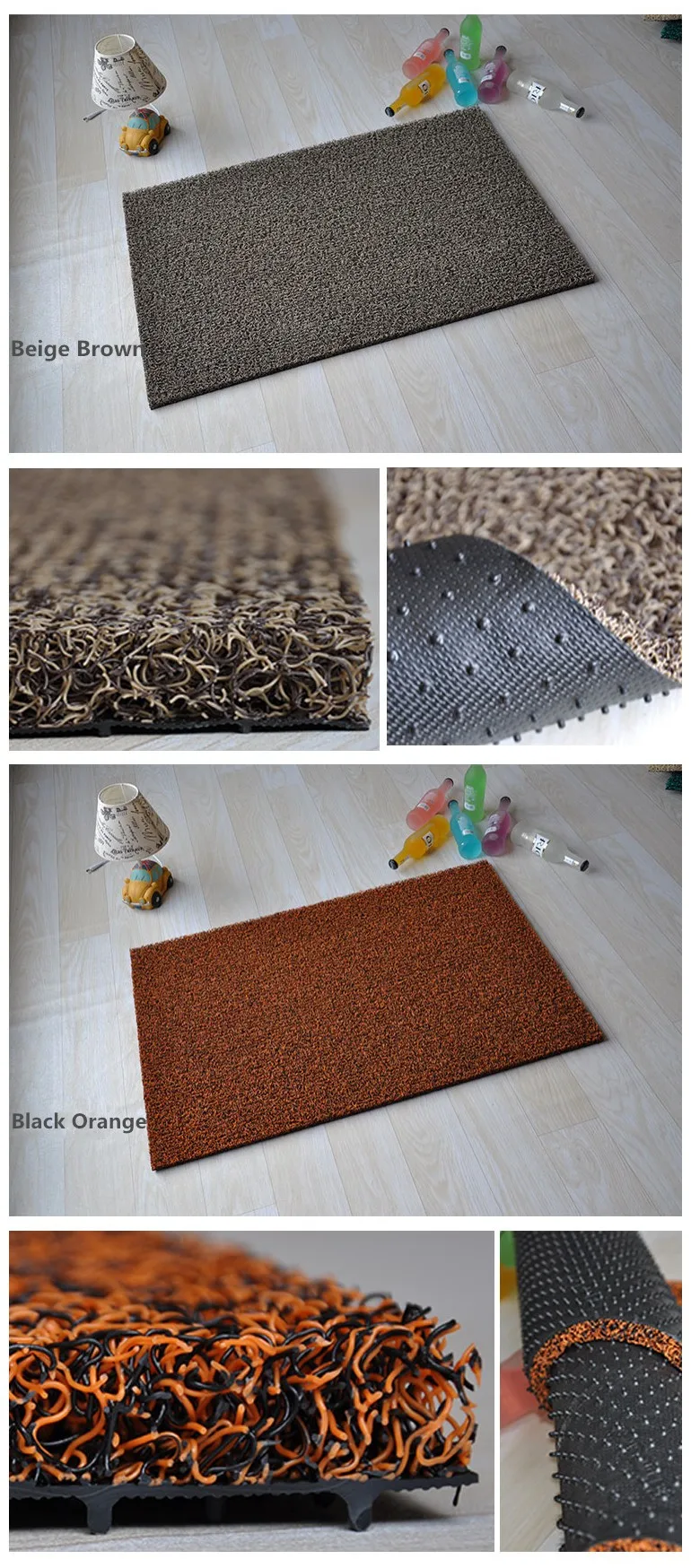 Ecofriendly Durable Waterproof Antislip Fire Resistant Pvc Woven