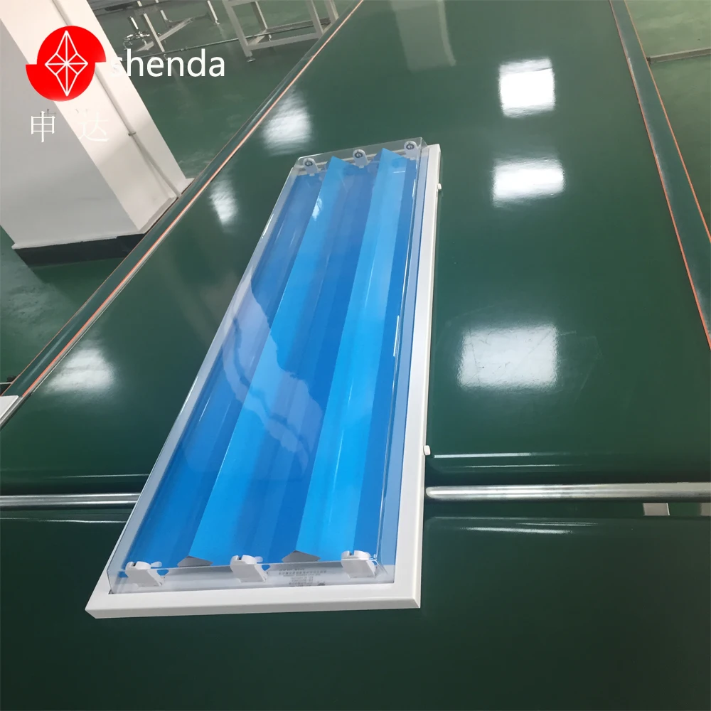 Cleanroom Light Fittings Ip20 Surface Mounted Led T8 18wx2 Led Light