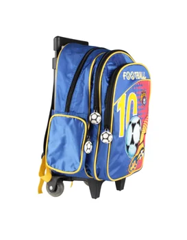 18 Jacquard Football Kids Trolley Bag School With For Product On