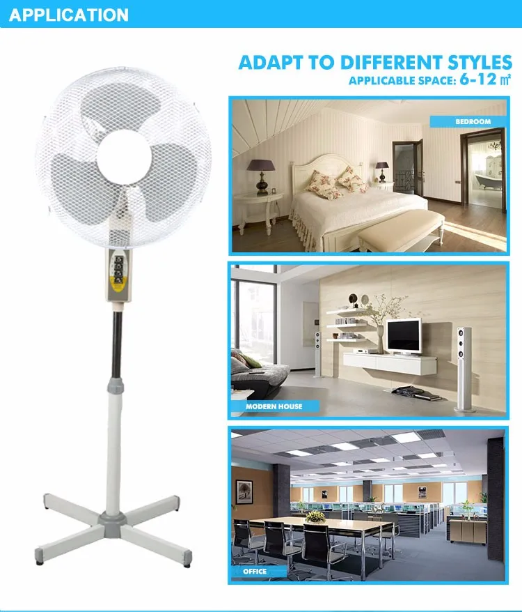 Home Appliances Large Air Flow 16 Inch 16 Stand Fan Lowes Floor