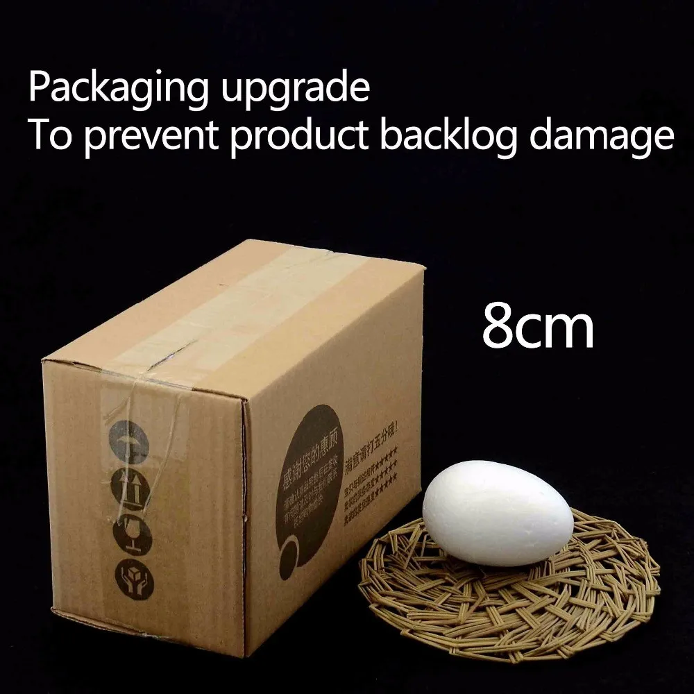 Wholesale 13cm Oval Shaped Styrofoam Foam Egg For Diy Craft Easter Eggs