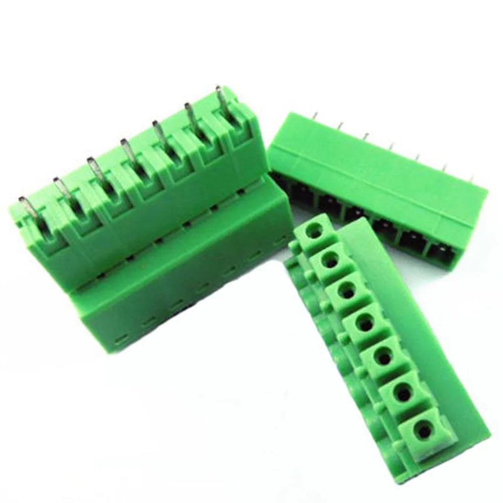 Rated 300V10A 3.81mm Pitch, 2P E-Simpo 0.15 Pitch PCB Screw Terminal Block 2Poles PCB Screw Terminal Block Connector 3.81mm