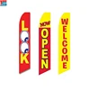 Swooper Flag Combo Look Now Open Welcome , Feather Flag Pole & Spike