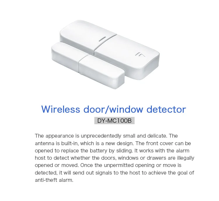 Wireless Home Security Door Window Burglar Alarm 433Mhz Door Window Sensor