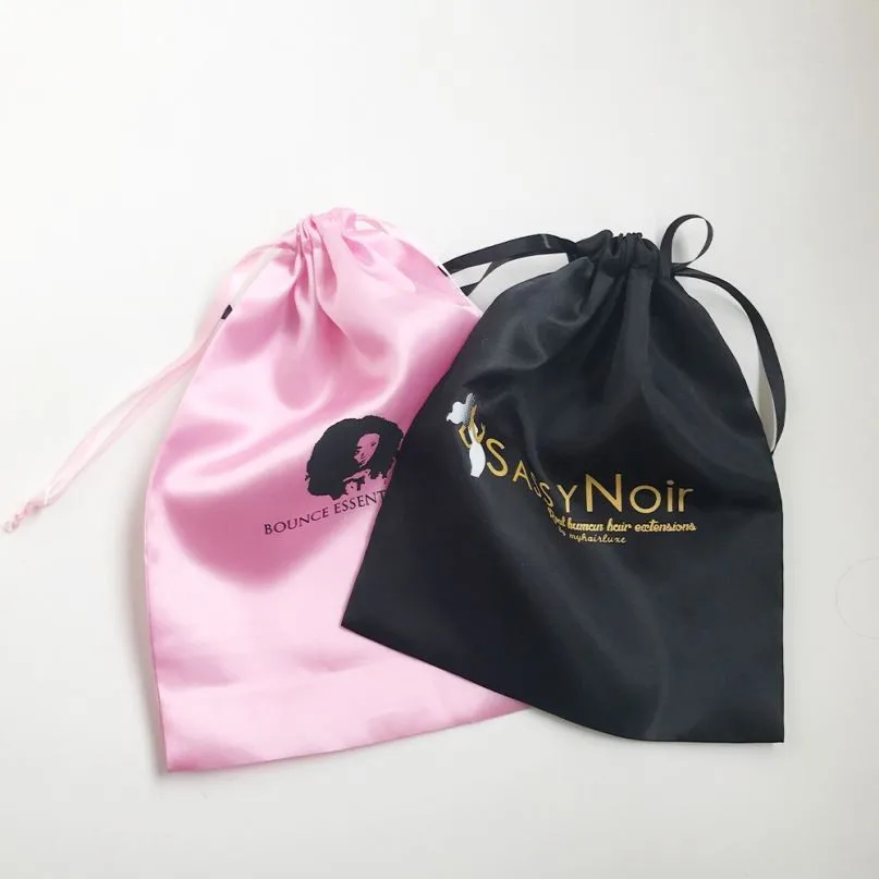 satin wine bags