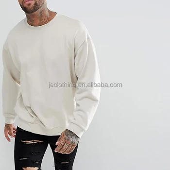 oversize crew neck sweatshirt