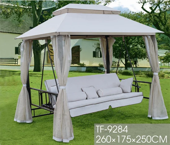 Outdoor Furniture Patio Garden Gazebo Swing With Canopy - Buy Garden ...