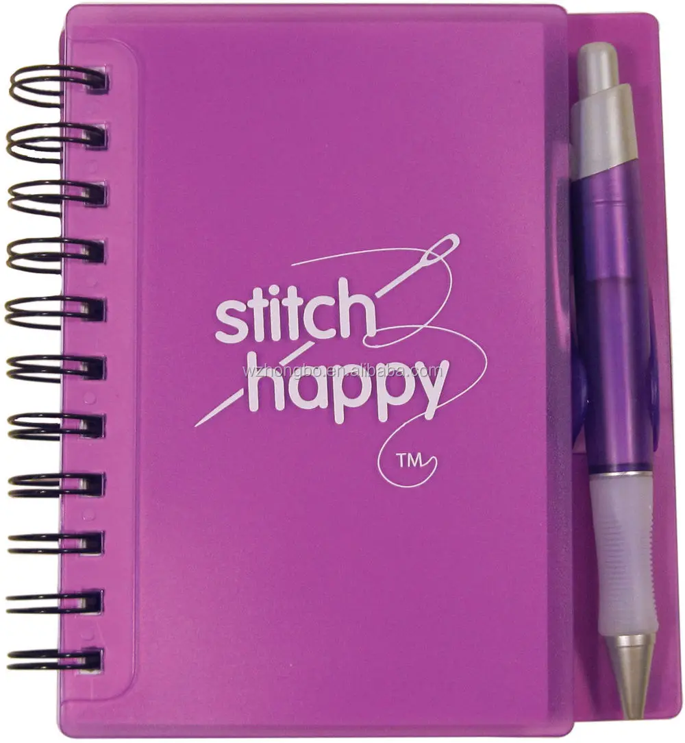 Small Purple Notebook Pen Desk Set Buy Small Notebook With