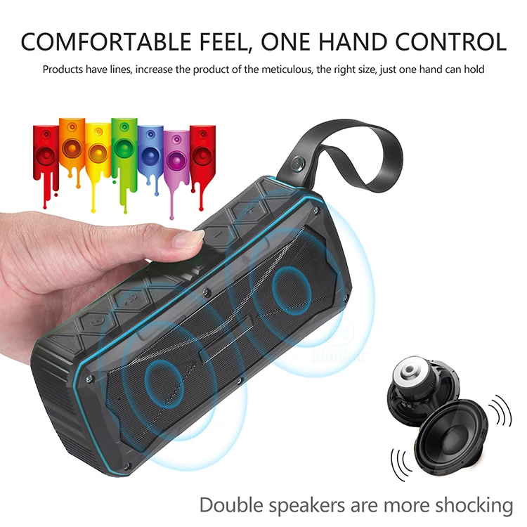 Bluetooth Speaker with Power Bank Waterproof 4500mAh Backup Battery