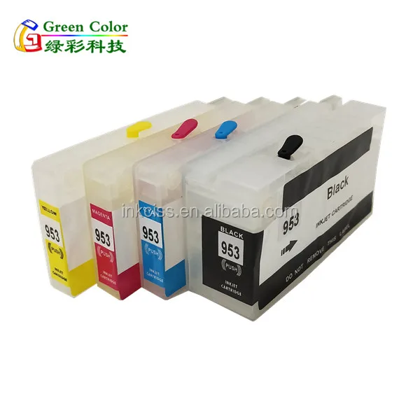 952 953 954 955 Refill Cartridge With Chip For Hp Officejet Pro 7720 7740 8210 8216 8218 8710 8290