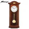 Retro Collection Home Decorative Wood Pendulum Wall Clock