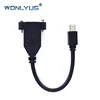 Mini HDMI to DisplayPort Panel Mount Female Converter Cable Cord with Chip Welcome Customized logo design