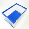 Eco-friendly Plastic box price interlinking lids with resemble teeth for Moving house and Office