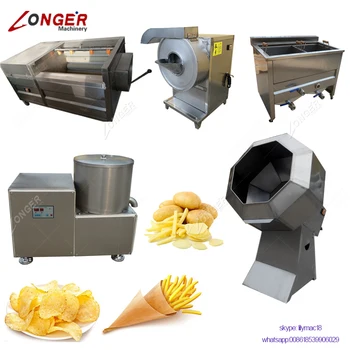 potato machine scale frozen chips fry fries production french line larger