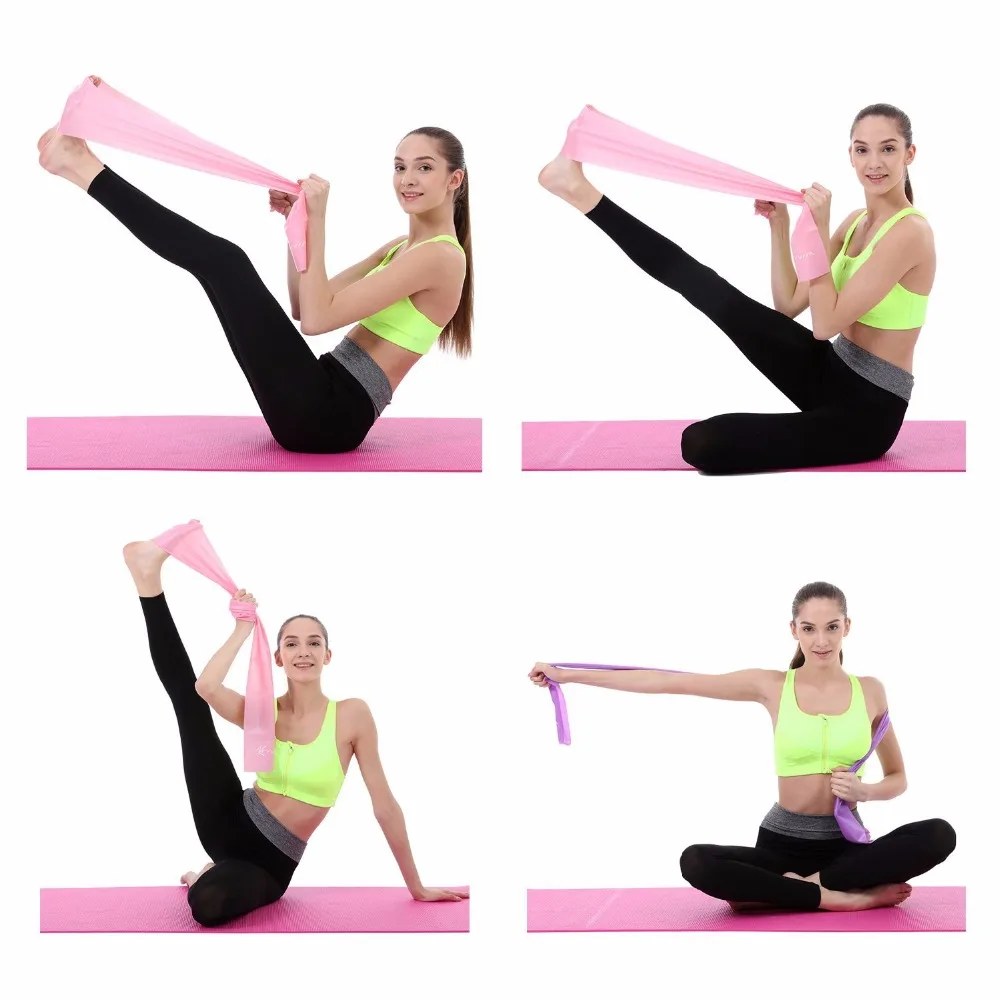 Basic Manual Yoga Wheel Set for Yoga Starter include Dharma Yoga Wheel Resistance Band Yoga Belt and Foldable Handy Bag 33 x 13cm Yoga Block