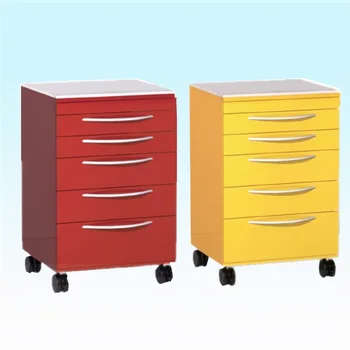 U Type Mobile Medical Cart Medical Rolling Cabinet For Dental