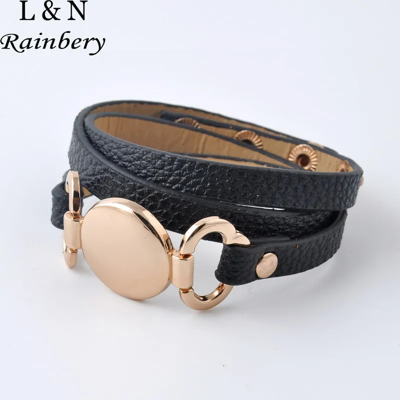 2017 Hot Ing Monogram Leather Cuff Bracelet Monogramm 2017 Hot Ing Monogram Leather Cuff Bracelet Monogramm Wrap For Women Men