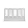 New Design White Pine Wood Baby Crib Converts to Toddler Bed For Baby