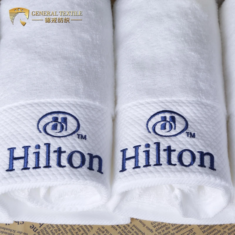 Jr148 Toalla De Algodon Diamond Band Hilton Hotel Towel Set Buy Hotel