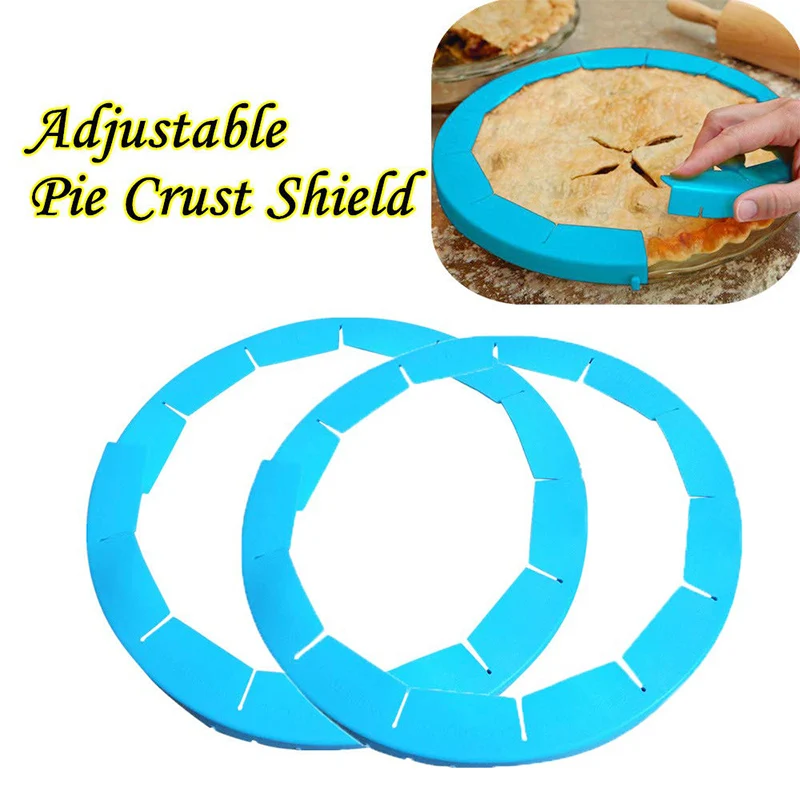 Silicone Pie Crust Shield,Adjustable Pie Protectors,Bpafree,Fda Food