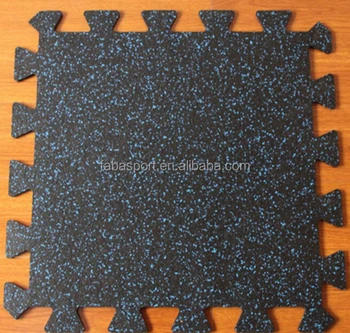 Gym Interlocking Rubber Tiles Gym Rubber Floor Rolls Sports Rubber