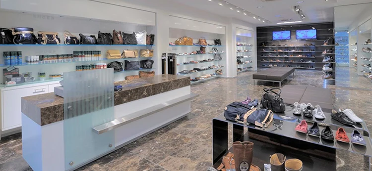 Modern Fashion Shoes Shop Counter Design For Readymade Shop Cash ...