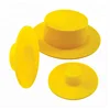 Plastic flange pipe end plug
