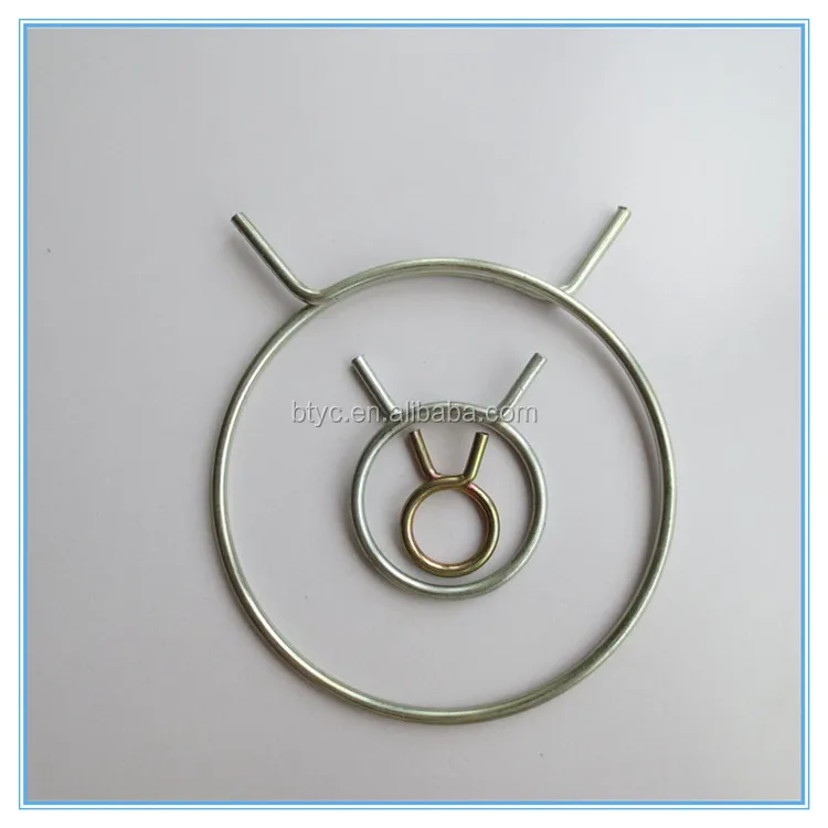 One Wire Round Metal Spring Clips Clamp Buy Round Spring Clamp,Round