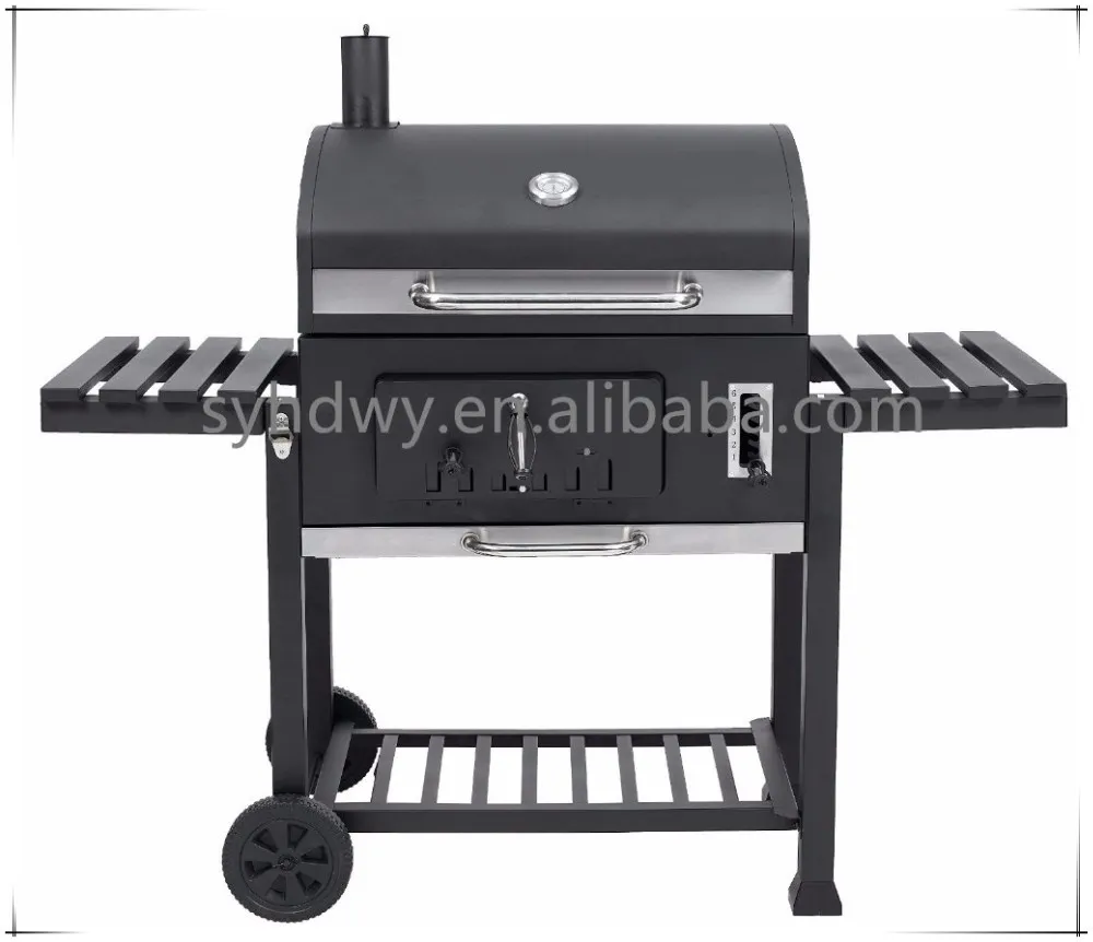 Stainless Steel Garden Patio Outdoor Trolley Charcoal Bbq Barbecue