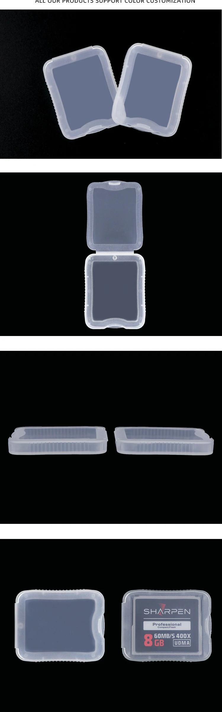 How Sale 7.5mm Transparent Compact Flash Case