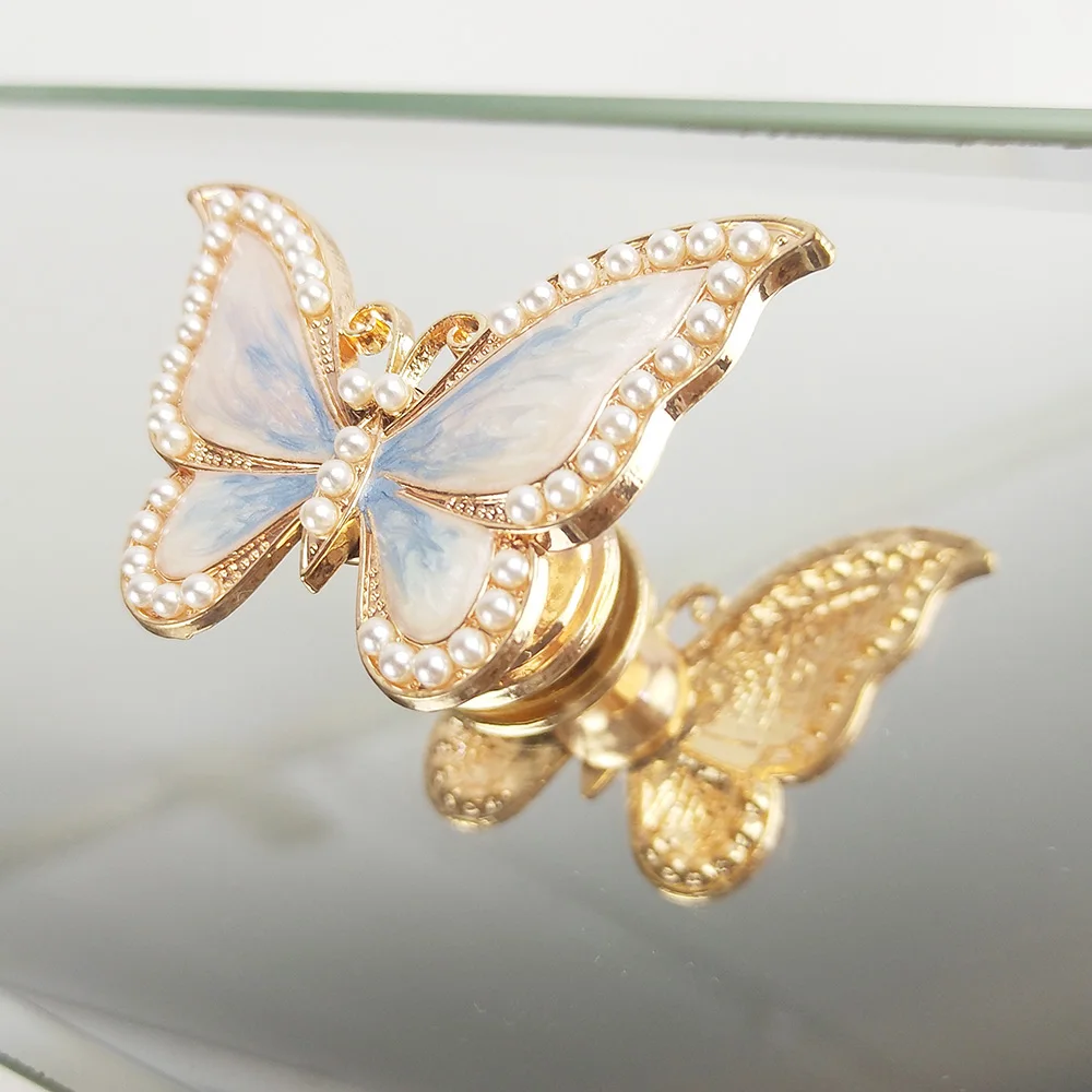 Enamel Diamante Butterfly Drawer Knobs Drawer Handle Buy Fancy