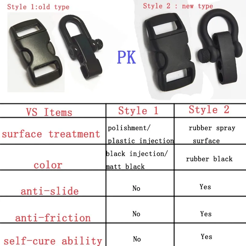 mini plastic buckle