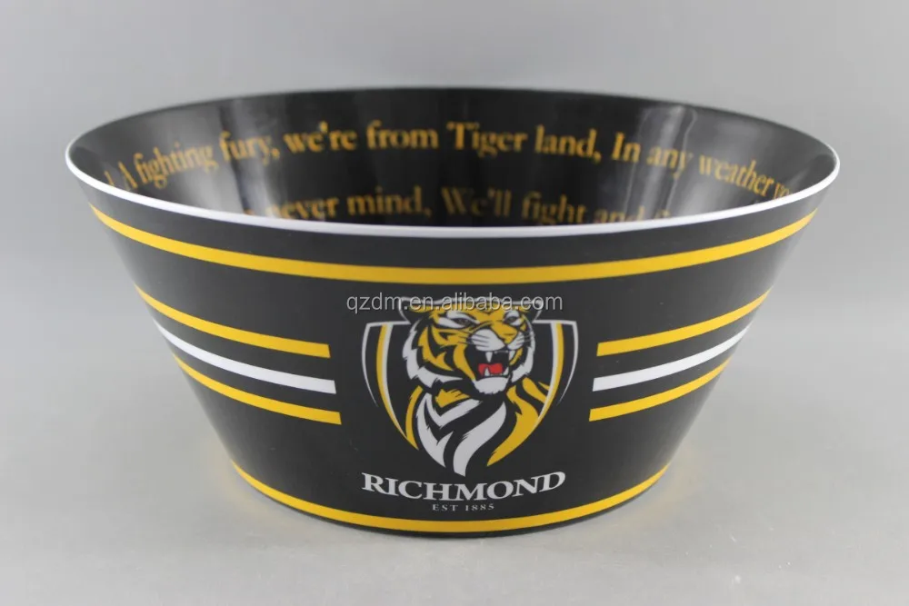 Inside and Outside Print Melamine salad bowl Foodgrade