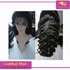 Adjustable strap &clips human hair wig Best quality Original human remy virgin Mongolian hair wig