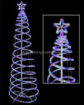 Multi Color Led Illuminato Allaperto Spirale Luce Dellalbero Di Natale Buy Spirale Illuminato Albero Di Nataleled Spirale Albero Di Nataleluce