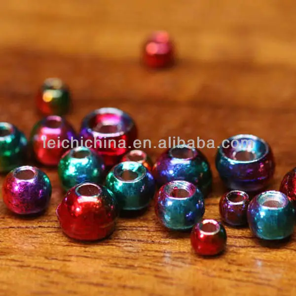 Rainbow tungsten beads
