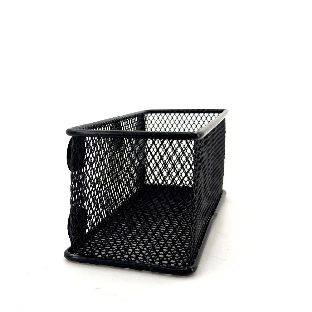 Office Stationery Pen Organizer Set Of 3 Black Desktop Table Metal Wire