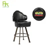 Commercial High Leather Gaming Casino Chair With Footrest, Casino Chairs for Slots