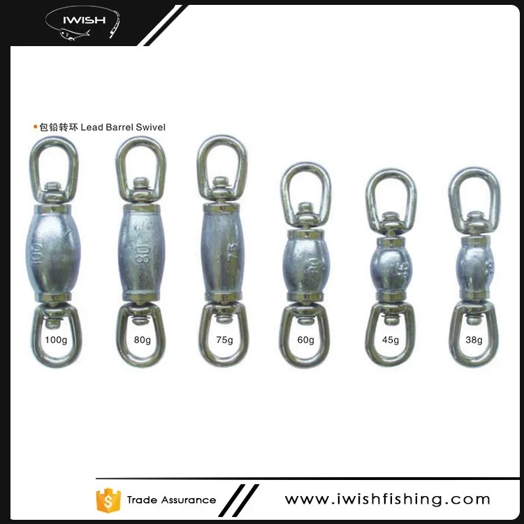 Longline Fishing Gear Heavy Duty Weighted Leaded Swivels Buy Heavy